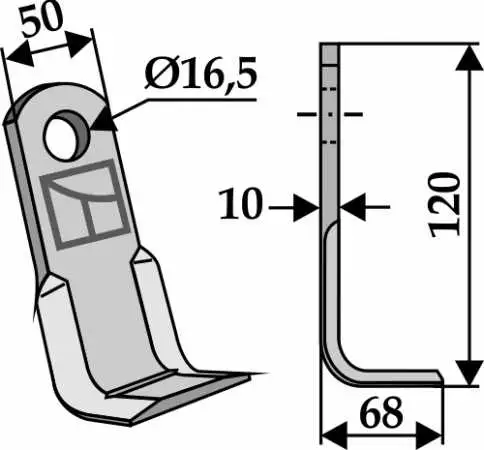Winkelmesser 120x50mm